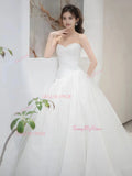 Sweetheart Tulle A Line Tulle Wedding Dress