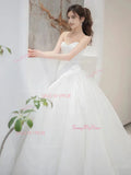 Sweetheart Tulle A Line Tulle Wedding Dress