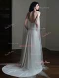 Off The Shoulder Satin Trumpet Mermaid Wedding Dress