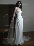 Off The Shoulder Satin Trumpet Mermaid Wedding Dress