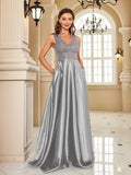 Navy Sequin Sleeveless Bridesmaid Wedding Guest Dress