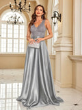 Navy Sequin Sleeveless Bridesmaid Wedding Guest Dress