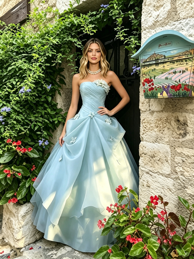 Tulle Flowers Ruched Sweetheart Light Blue Prom Dress Sassymyprom Tulle Flowers Ruched Sweetheart Light Blue Prom Dress Sassymyprom