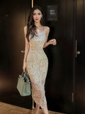 Summer Effortless Lace Midi Dress