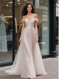Sparkle Trumpet Mermaid Ruched Wedding Dress