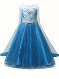 Artificial Diamonds Decor Birthday Tulle Dress