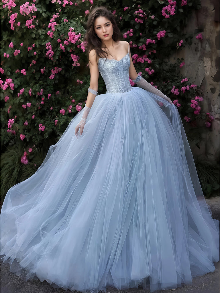 Tulle A Line Beading Light Blue Sweetheart Prom Dress Sassymyprom Tulle A Line Beading Light Blue Sweetheart Prom Dress Sassymyprom