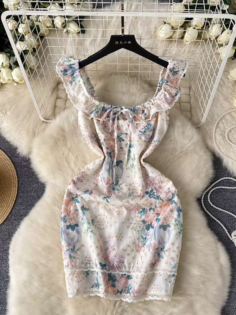Garden Party Floral Print Summer Dress Garden Party Floral Print Summer Dress