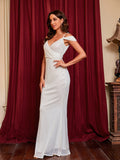 White Off The Shoulder Party Dress