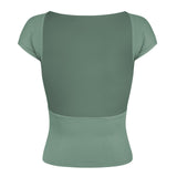 Chic Seafoam Fitted Top