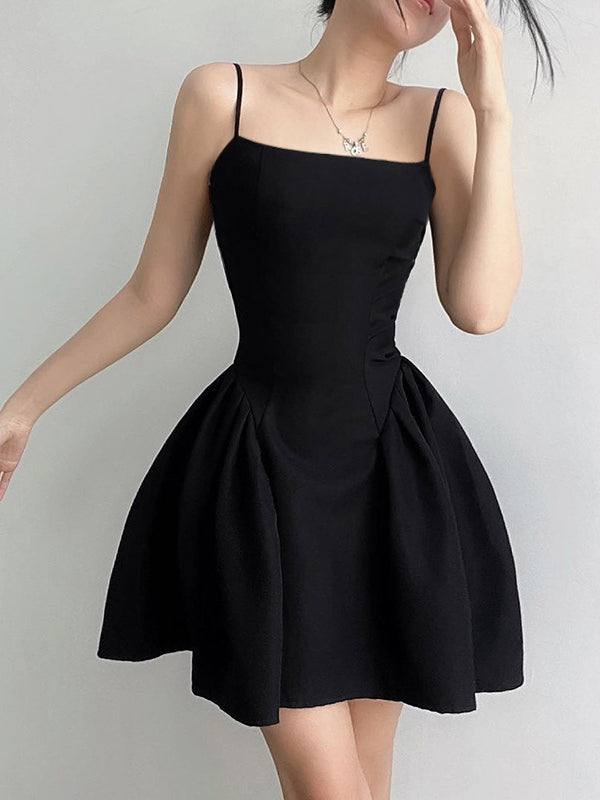 2023 Black Mini Hem Cami Dress L / Khaki 2023 Black Mini Hem Cami Dress L / Khaki