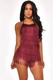 Salsa Nights White Fringe Dress