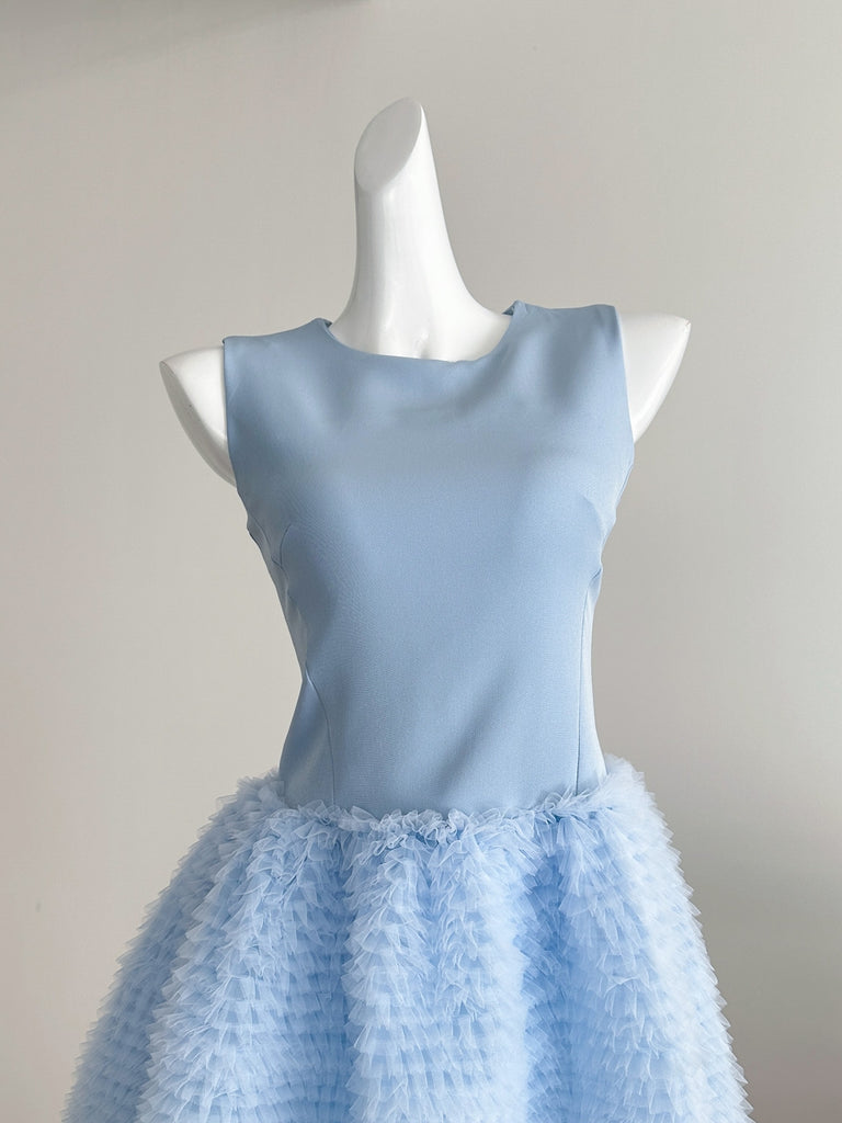 fuzzy blue dress Hem A Line Light XL Millà Women's Light Strapless CCD-FitCat_REGULAR 25% Nylon Color:Spring Navy
