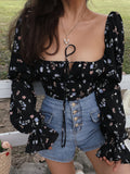 Urbane Elegance Puff-Sleeved Top