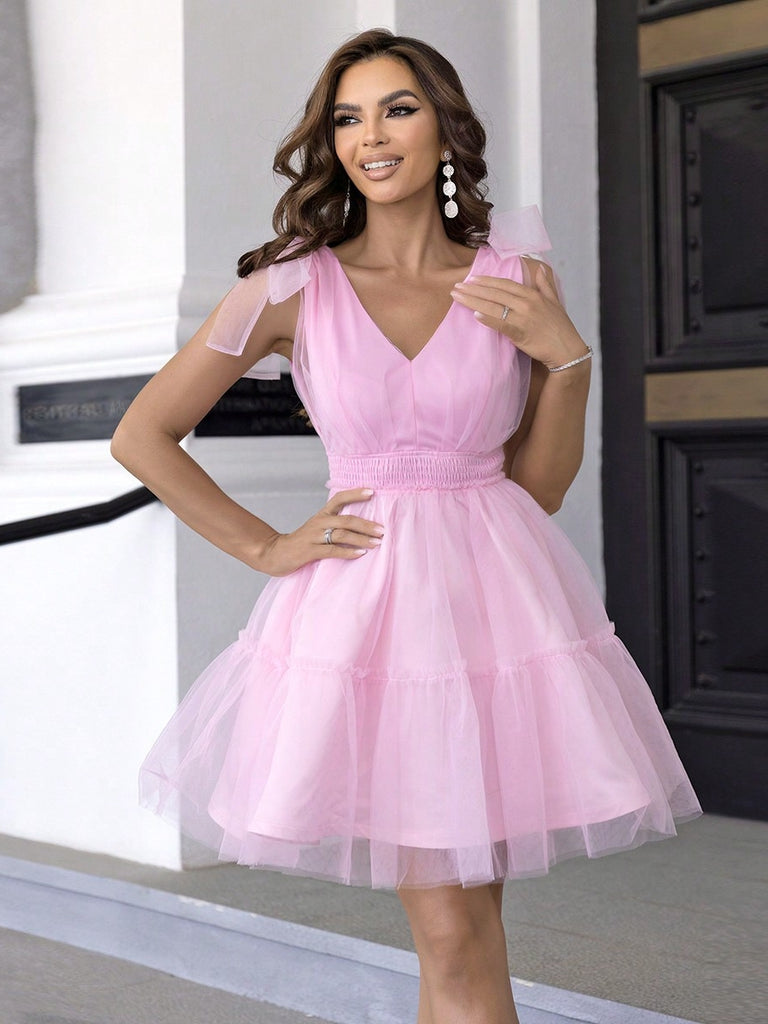 2024 Ethereal Blush Tiered Tulle Dress Sassymyprom 2024 Ethereal Blush Tiered Tulle Dress Sassymyprom