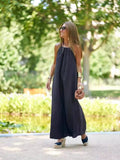 Chic White Flowing Maxi Dress