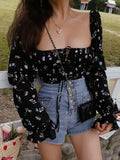 Urbane Elegance Puff-Sleeved Top