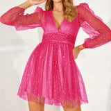 Fairy-Tale Sparkle Lavender Tulle Dress