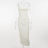 Summer Sweetheart Beige Cami Dress
