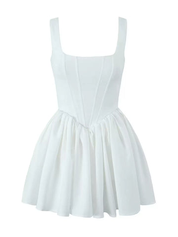 Pure Poise Architectural White Dress