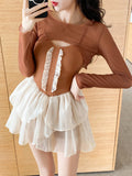 Women's Swimsuit Two-piece High-end Swim Dress