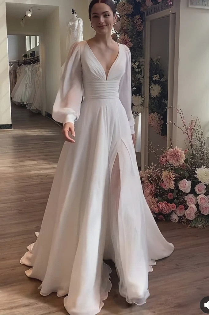 Chiffon bridal top dress