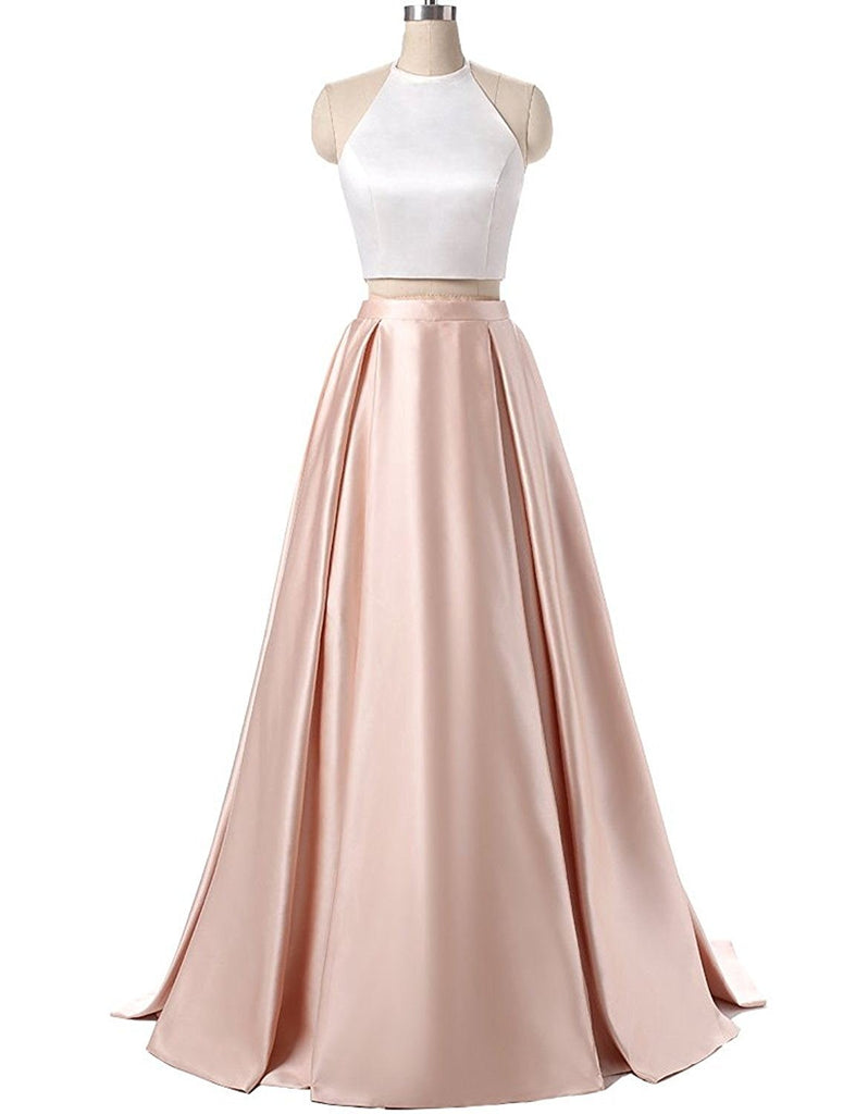 champagne two piece dress Camille La Vie Two Piece Formal Wedding Guest Ball Prom Social Champagne Size 0