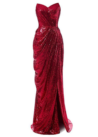New Arrival Delicate Tulle Jewel Neckline Mermaid Evening Dresses With Beadings