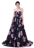 Exquisite Flora Prom Dresses With Pleats