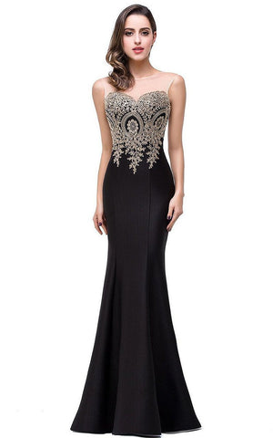 Mermaid Long Prom Dress
