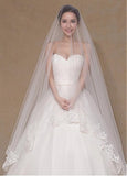 Beautiful Tulle Wedding Veil With Lace