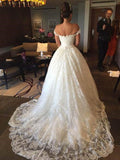 Ball Gown Court Train Wedding Dress