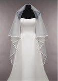 Beautiful Tulle Two-tier Veil Matching Your Elegant Wedding Dress
