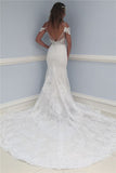 Ruffles See Through Lace V-Neck Sexy Cap Sleeve Wedding Dress