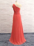 Asymmetric Open-back Sleeveless Simple Bridesmaid Dresses