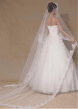 Beautiful Tulle Wedding Veil With Lace