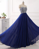 Sexy Off the Shoulder Sweetheart Beading Sequins Prom Dress A- Line Chiffon Evening Gown