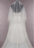 Beautiful Tulle Two-tier Veil Matching Your Elegant Wedding Dress