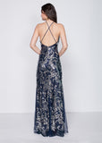 Marvelous Sequins Halter Neckline Sheath Evening Dress