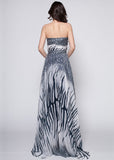Elegant Chiffon Sweetheart Neckline A-Line Evening Dress