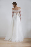 Long Sleeve Lace Wedding Dress