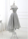 Hi-lo A-line Prom Dresses With Beadings