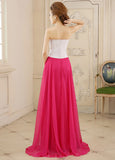 Chic Chiffon Sweetheart Neckline A-line Prom Dress