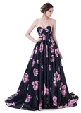 Exquisite Flora Prom Dresses With Pleats