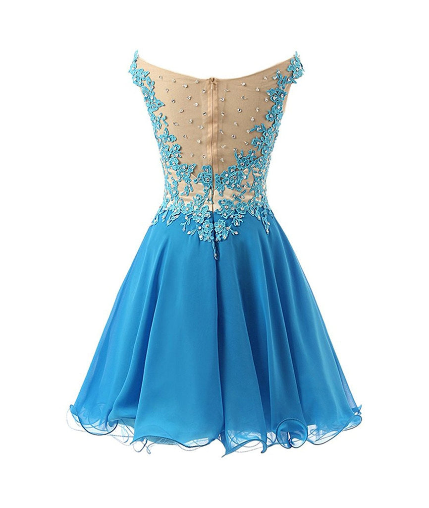 Blue Party Dress Sassymyprom