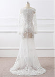 Sheath/Column Cocktail Dresses With Lace Appliques