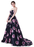 Exquisite Flora Prom Dresses With Pleats