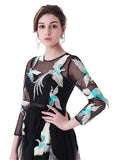 Ankle-length Prom Dresses With Embroidery
