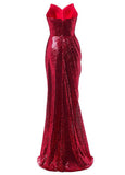 New Arrival Delicate Tulle Jewel Neckline Mermaid Evening Dresses With Beadings