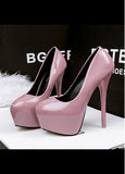 Charming Suede Upper Round Toe Stiletto Heels Party Shoes